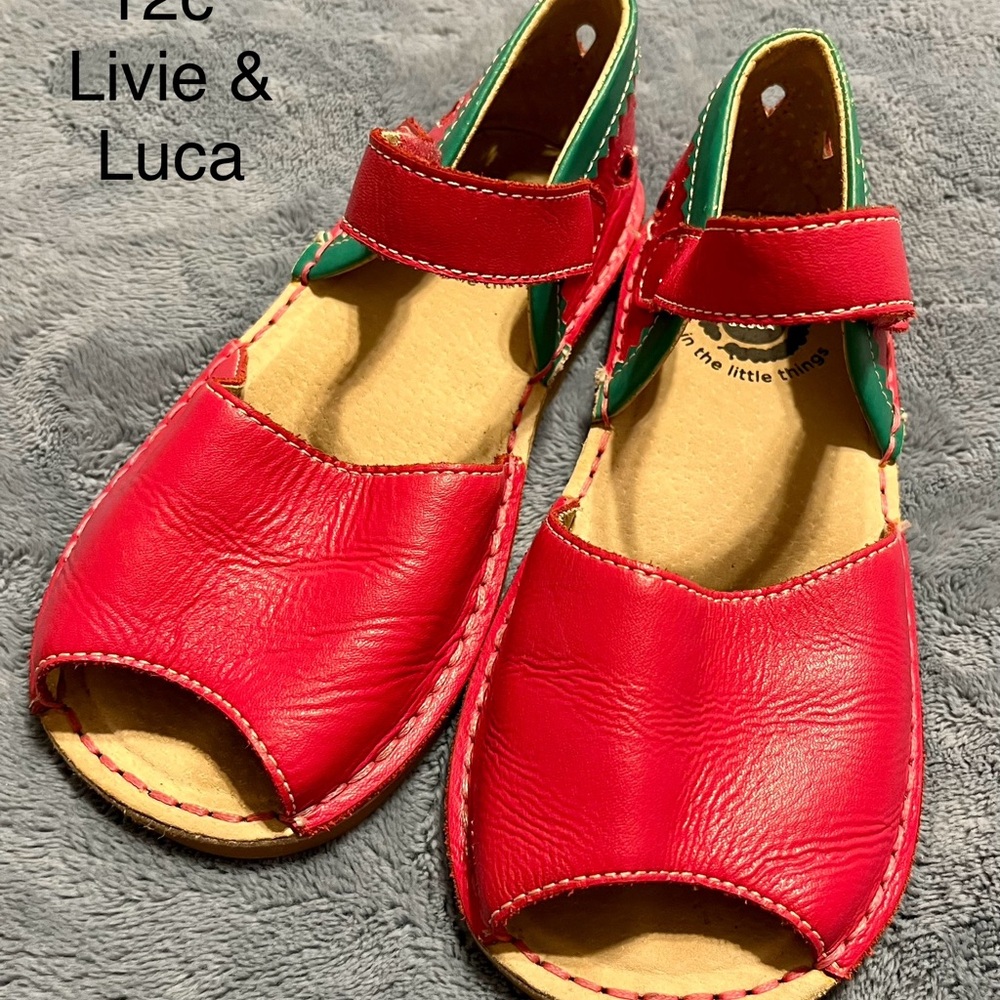 Livie & Luca Red Fruit Sandals
